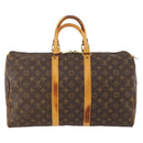 LOUIS VUITTON Monogram Keepall 45 Boston Bag M41428 LV Auth 172601-2
