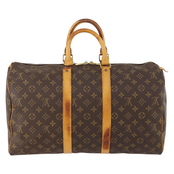 LOUIS VUITTON Monogram Keepall 45 Boston Bag M41428 LV Auth 172601
