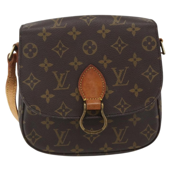 LOUIS VUITTON Monogram Saint Cloud MM Shoulder Bag M51243 LV Auth 172604