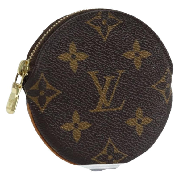 LOUIS VUITTON Monogram Porte Monnaie Round Coin Purse M61926 LV Auth 172606