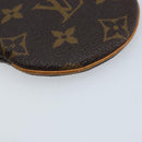 LOUIS VUITTON Monogram Porte Monnaie Round Coin Purse M61926 LV Auth 172606-11