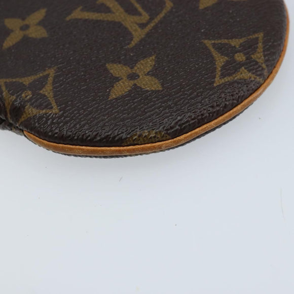 LOUIS VUITTON Monogram Porte Monnaie Round Coin Purse M61926 LV Auth 172606