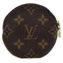 LOUIS VUITTON Monogram Porte Monnaie Round Coin Purse M61926 LV Auth 172606-3