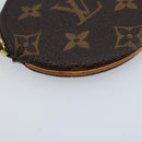 LOUIS VUITTON Monogram Porte Monnaie Round Coin Purse M61926 LV Auth 172606-9