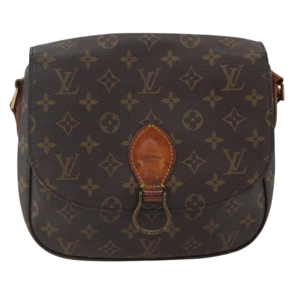 LOUIS VUITTON Monogram Saint Cloud GM Shoulder Bag M51242 LV Auth 172612
