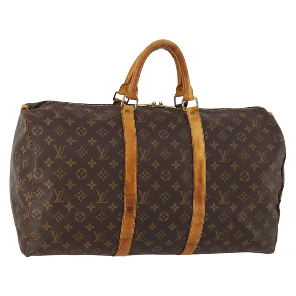 LOUIS VUITTON Monogram Keepall 50 Boston Bag M41426 LV Auth 172614