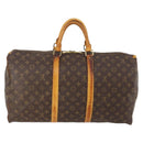 LOUIS VUITTON Monogram Keepall 50 Boston Bag M41426 LV Auth 172614-2