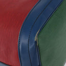 LOUIS VUITTON Epi Noe Shoulder Bag Tricolor Red Blue M44084 LV Auth 172622-16