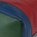 LOUIS VUITTON Epi Noe Shoulder Bag Tricolor Red Blue M44084 LV Auth 172622-17