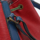 LOUIS VUITTON Epi Noe Shoulder Bag Tricolor Red Blue M44084 LV Auth 172622-9