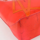 LOUIS VUITTON Monogram Vernis Fluo Reade MM Hand Bag Pink M91900 LV Auth 172626-15
