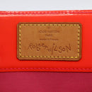LOUIS VUITTON Monogram Vernis Fluo Reade MM Hand Bag Pink M91900 LV Auth 172626-10
