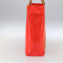 LOUIS VUITTON Monogram Vernis Fluo Reade MM Hand Bag Pink M91900 LV Auth 172626-4