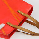 LOUIS VUITTON Monogram Vernis Fluo Reade MM Hand Bag Pink M91900 LV Auth 172626-6