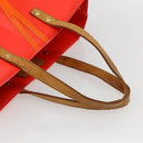 LOUIS VUITTON Monogram Vernis Fluo Reade MM Hand Bag Pink M91900 LV Auth 172626-7
