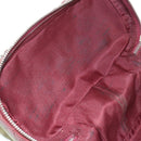 CHANEL Matelasse Chain Backpack Leather Bordeaux Silver CC Auth 172627A-18