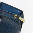 LOUIS VUITTON Epi Saint Jacques Shopping Schultertasche Blau M52275 LV Auth 172629-14