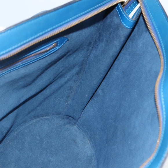 LOUIS VUITTON Epi Saint Jacques Shopping Schultertasche Blau M52275 LV Auth 172629