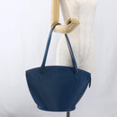 LOUIS VUITTON Epi Saint Jacques Shopping Schultertasche Blau M52275 LV Auth 172629-22