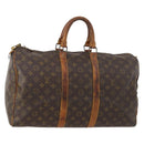 LOUIS VUITTON Monogram Keepall 45 Boston Tas M41428 LV Auth 172630-1