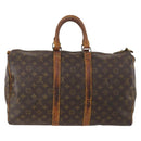 LOUIS VUITTON Monogram Keepall 45 Boston Tas M41428 LV Auth 172630-3