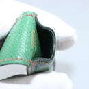 HERMES Pen Case Leather Green Auth 172634-11