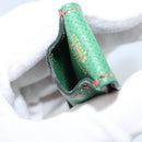 HERMES Pen Case Leather Green Auth 172634-17