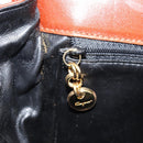 Salvatore Ferragamo Gancini Shoulder Bag Leather Brown Gold Auth 172650-21