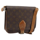 LOUIS VUITTON Monogram Cartouchiere MM Shoulder Bag M51253 LV Auth 172656-1