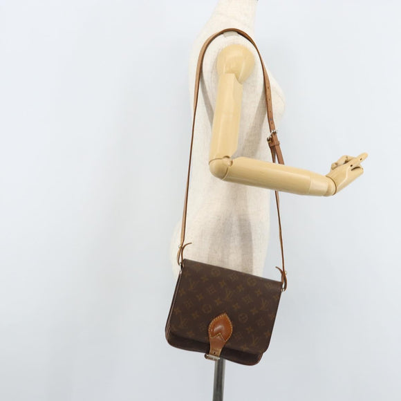 LOUIS VUITTON Monogram Cartouchiere MM Shoulder Bag M51253 LV Auth 172656