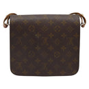 LOUIS VUITTON Monogram Cartouchiere MM Shoulder Bag M51253 LV Auth 172656-2