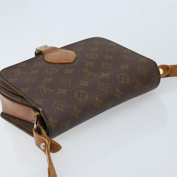 LOUIS VUITTON Monogram Cartouchiere MM Shoulder Bag M51253 LV Auth 172656