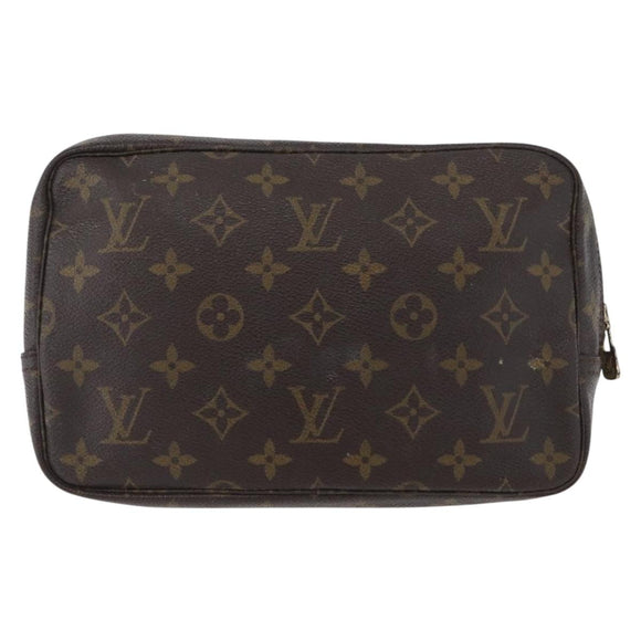LOUIS VUITTON Monogram Trousse Toilette 23 Clutch Bag M47524 LV Auth 172657