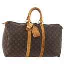 LOUIS VUITTON Monogram Keepall 45 Boston Bag M41428 LV Auth 172659-1