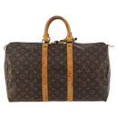 LOUIS VUITTON Monogram Keepall 45 Boston Bag M41428 LV Auth 172659-2