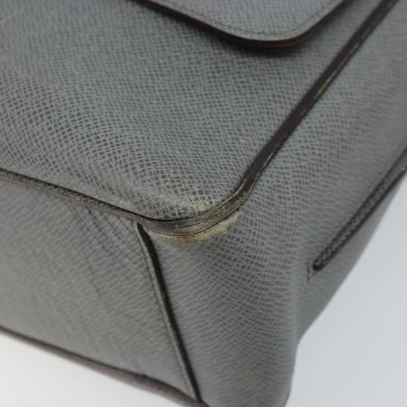 LOUIS VUITTON Taiga Roman MM Shoulder Bag Gray Gracie M32623 LV Auth 172661