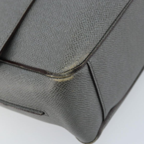 LOUIS VUITTON Taiga Roman MM Shoulder Bag Gray Gracie M32623 LV Auth 172661