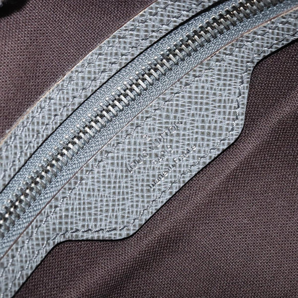 LOUIS VUITTON Taiga Roman MM Shoulder Bag Gray Gracie M32623 LV Auth 172661