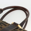 FENDI Zucca Canvas Handtas Zwart Bruin Orig. 172665-14