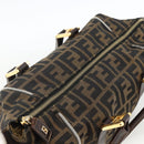 FENDI Zucca Canvas Handtas Zwart Bruin Orig. 172665-8