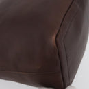 Coach Shoulder Bag Leather Brown Gold Auth 172666-9