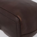 Coach Shoulder Bag Leather Brown Gold Auth 172666-16