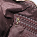Coach Shoulder Bag Leather Brown Gold Auth 172666-20
