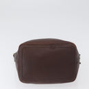 Coach Shoulder Bag Leather Brown Gold Auth 172666-5