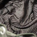 PRADA Backpack Nylon Khaki Silver Auth 172669-10
