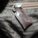 PRADA Backpack Nylon Khaki Silver Auth 172669-26