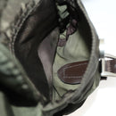 PRADA Backpack Nylon Khaki Silver Auth 172669-29