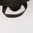 PRADA Backpack Nylon Khaki Silver Auth 172669-7