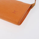 LOUIS VUITTON Epi Pochette Accessoires Pouch Orange Mandarin M5294H Auth 172673-12