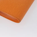 LOUIS VUITTON Epi Pochette Accessoires Pouch Orange Mandarin M5294H Auth 172673-13